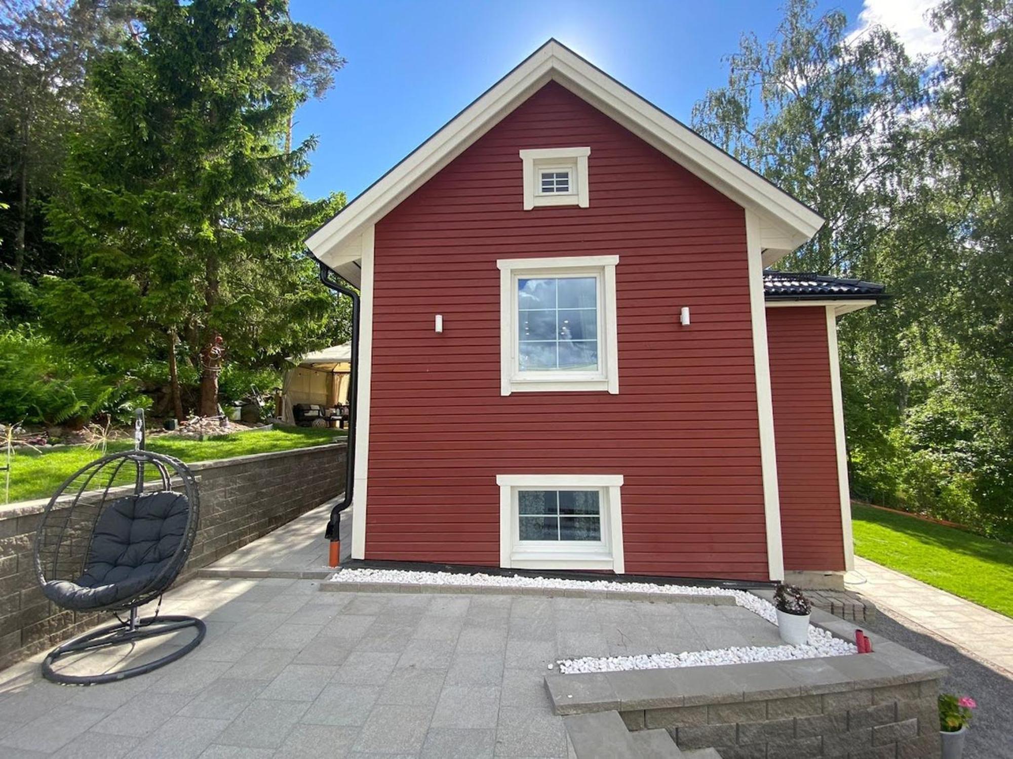 Charming Apartment In A Red House In Stockholm Estocolmo Exterior foto