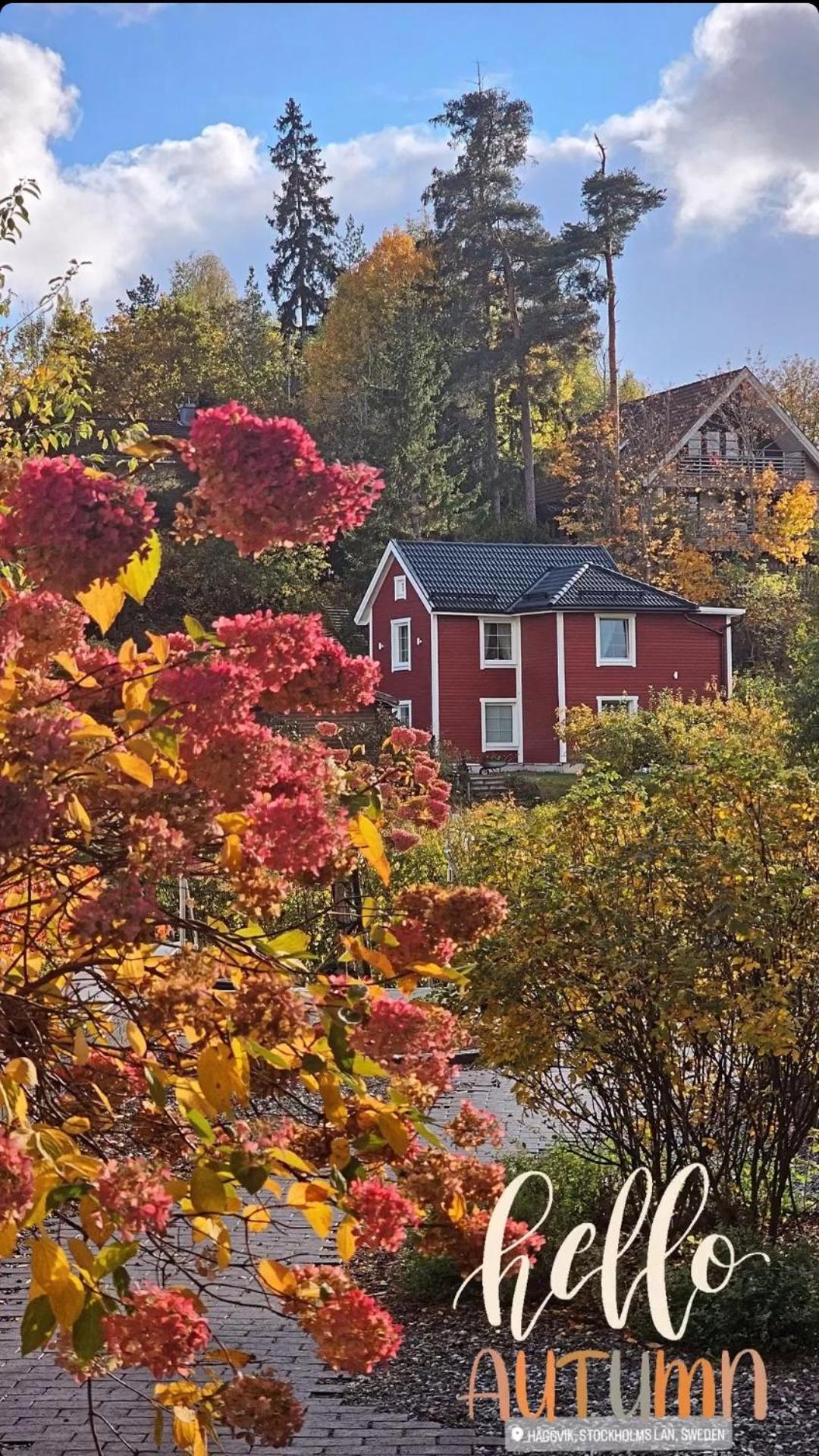 Charming Apartment In A Red House In Stockholm Estocolmo Exterior foto