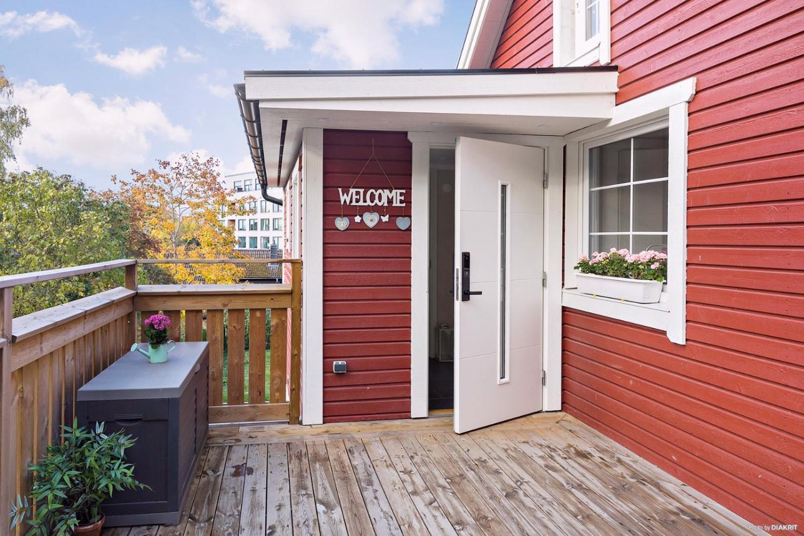 Charming Apartment In A Red House In Stockholm Estocolmo Exterior foto